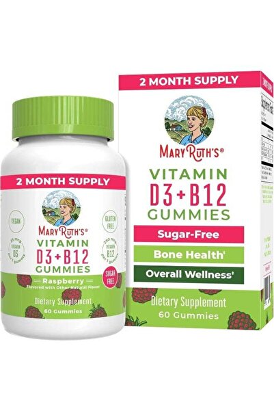 Maryruth's MaryRuth Organics Vitamin D3 And Vitamin B12 Gummies | Sugar Free ...