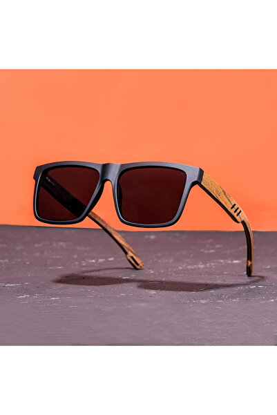 zola Sunglasses, polarized, UV 400 filter, polycarbonate, wood, storage case,...