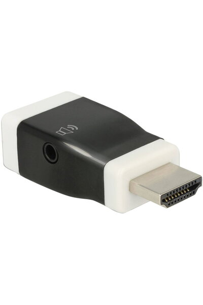 DELOCK Adaptor HDMI-A - VGA D-Sub z Audio
