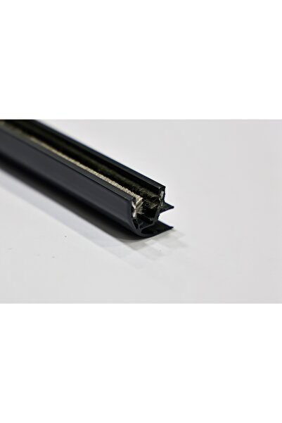 Yerli Alüminyum Cam Balkon GRİ MAT (7016) Köşe Profili 90 Derece ve Fitili 8m...