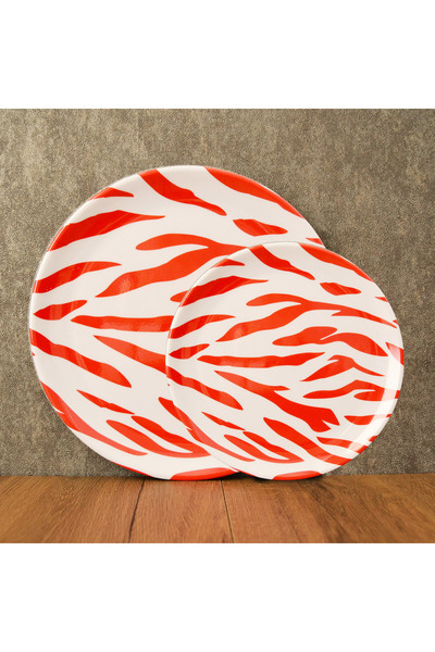G Gültaş Melamin ve Plastik 6 Küçük (17,5 cm) + 6 Büyük (25 cm) Melamin Pasta...