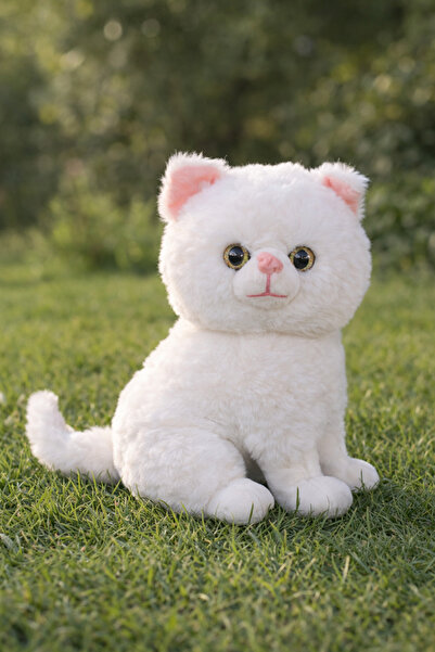 Selay Oyuncak 30 cm Peluş Beyaz Kedi