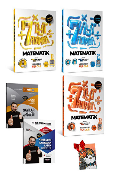 Yediiklim Yayınları Yedi Adımda Temel Matematik Video Konu Anlatımlı Tüm Kita...