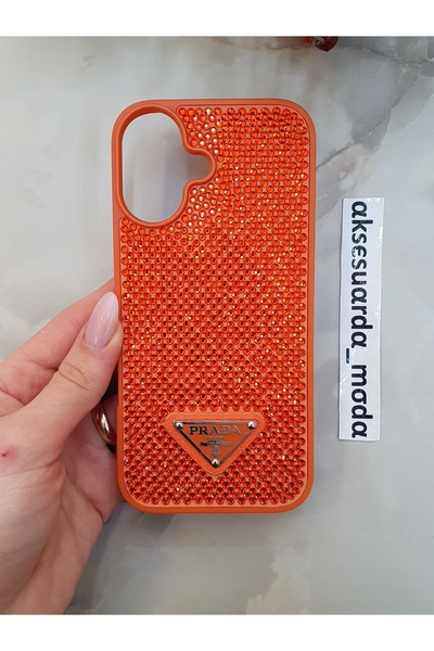 ZB Aksesuarda Moda iPhone 17 Compatible Luxury Full Stone Branded Case