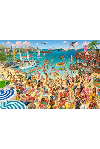 Castorland Puzzle 1000 pieces - Fun by the Sea (Castorland-105151)
