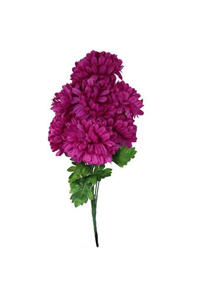 Goliat Sztuczny Bukiet Fioletowych Chryzantem 58 cm - Idealny na Wszystkich Ś...