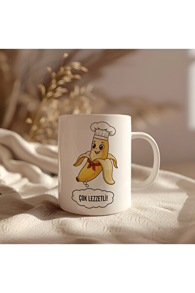 BB TRADE Very Delicious Funny Visual Design Printed Ceramic Cup 330 ml