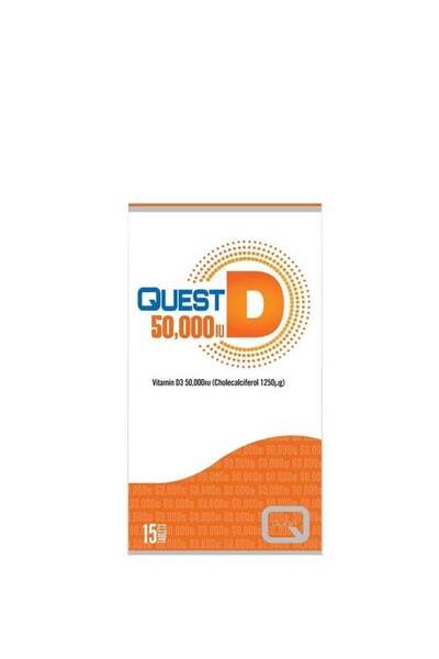 Quest D 50,000IU TAB 15'S