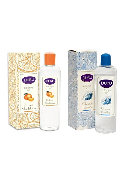 Duru Kolonya 400 ml Bodrum Mandalinası ve Okyanus Ferahlığı 2 li Set