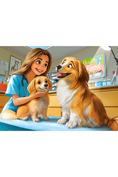 Castorland Puzzle 120 pieces - Dogs at the Vet (Castorland-13616)