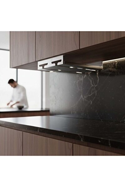 Farmtokid Paslanmaz Çelik Dolap İçi Kadeh Askılığı - 304 Kalite 2'li