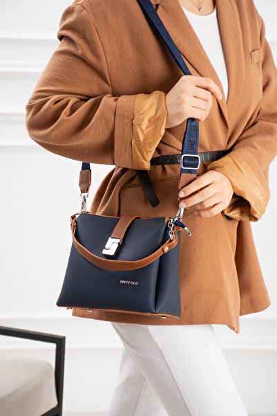 Just Polo Original 4-Compartment Double Strap Women's Bag Shoulder Bag Medium...