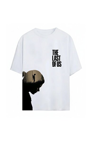 SVART WEAR تي شيرت The Last Of Us مطبوع للجنسين مقاس كبير 100% مكون من قطن قطع