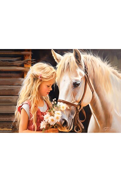 Castorland Puzzle 1000 pieces - My Friend Horse (Castorland-105205)