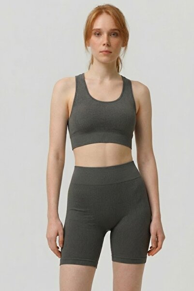 HAKKE Yüksek Bel Dikişsiz Seamles (Biker) ŞORT