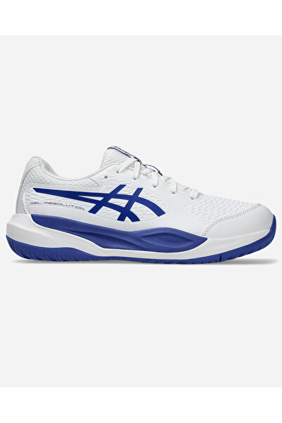 Asics GEL-RESOLUTION X GS Çocuk Beyaz Tenis Ayakkabısı 1044A081-100