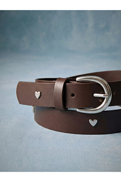 LC Waikiki Brown Leather Look Girls' Belt