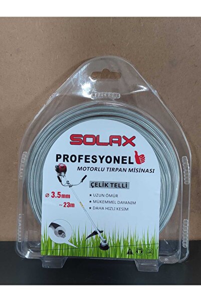 KAYRA LEATHER CRAFT KLC Motorlu Tırpan Misinası Çelik Telli Yuvarlak 3.5 Mm 2...