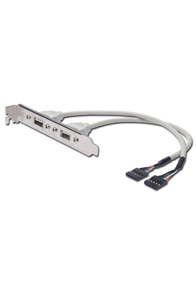 Digitus 2x tip A-2x5pin IDC, Gri