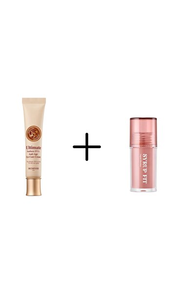 SKINFOOD Ultimate Sodium Dna Anti-Age Eye Care Cream + SF Blusher No:1 Rspery