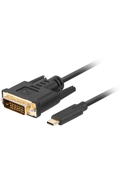 Lanberg CA-CMDV-10CU-0018-BK Adaptor cablu video 1,8 m USB Tip-C DVI-D Negru