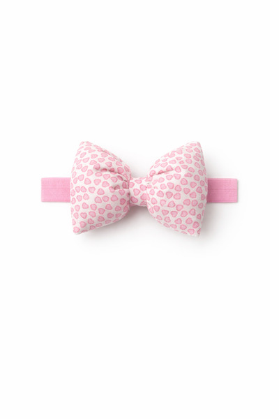 GLORY BABY Bowknot Baby Bandana and Pacifier Strap Set