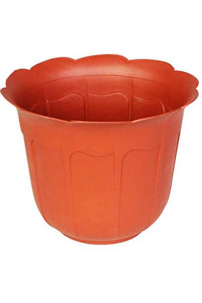 Goliat Doniczka Ogrodowa Kształt Kwiatu 18cm - Kolor Ceglany