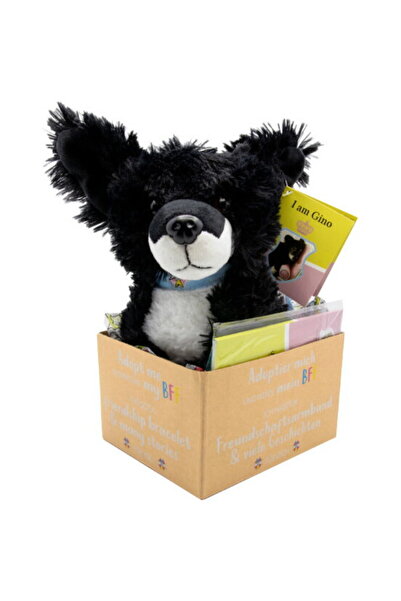 Jay@Play Set jucarie plus 18 cm, Gino "Adopt Me", bratara plus, carte ilustrata