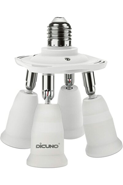 DiCUNO Adaptor soclu 4 în 1 E26/E27