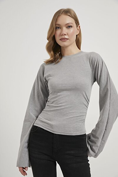 Arma Life Armalife 3074 spanish sleeve detail regular fit knitted women's blouse