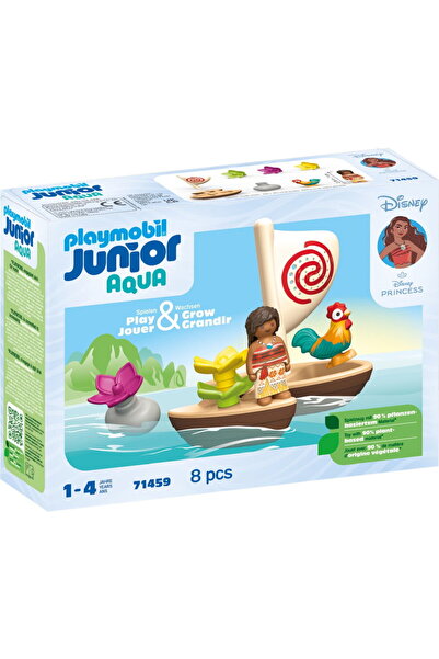 Playmobil 71459 Junior Aqua & Disney: Catamaranul Vaiana, jucărie de construcție