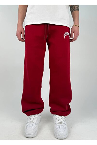 zaee Syncl Winter Embroidered Adjustable Baggy Sweatpants
