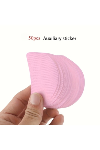 Choice3 مجموعة شريط مساعد ظلال العيون، 50 قطعة لاصقة (53/50/3/1 قطعة)، شريط م...