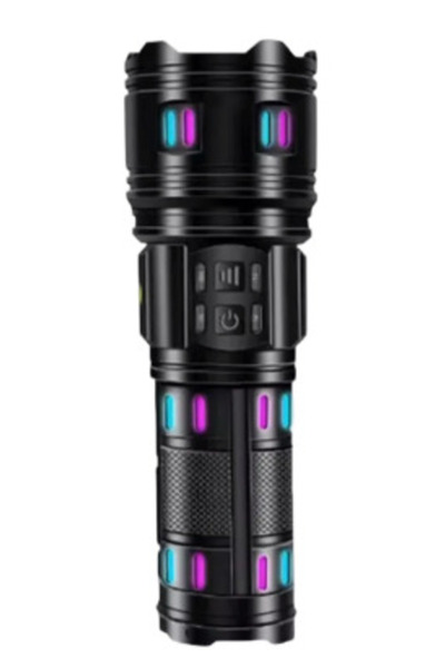 XL Lanternă portabilă puternică ZSH AK178 cu filtre colorate