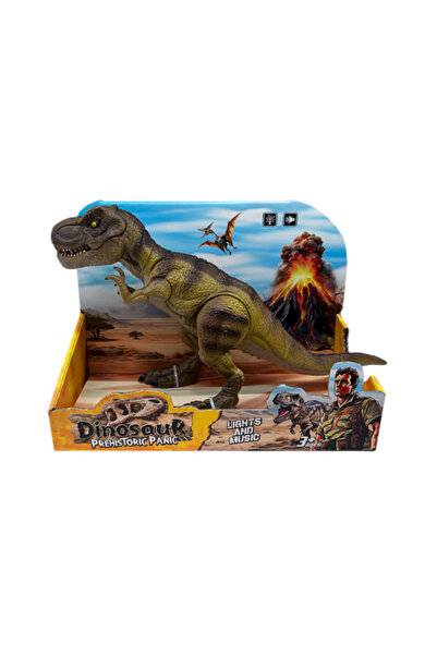 Xin Teng Yi ديناصور الذعر ما قبل التاريخ مع أضواء وموسيقى