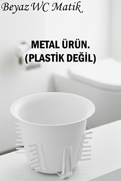 tesitay Wc Matik Beyaz Renk Krom Tuvalet Matik Alaturka Tuvalet İçindir