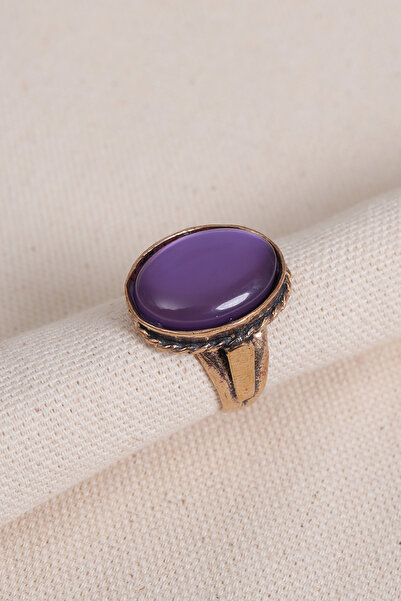 Süspüs Accessories Translucent Purple Stone Authentic Ring