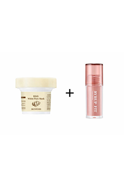 SKINFOOD Egg White Pore Mask + SF Blusher No:1 Rspery