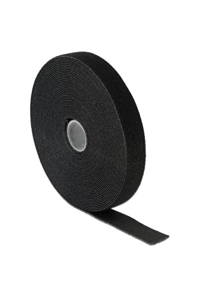 DELOCK Sistem de fixare cu arici, rolă neagră, L 10 m x l 20 mm