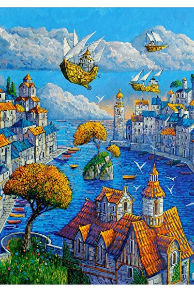 Castorland Παζλ 500 κομμάτια - Το Λιμάνι (Castorland-53889)