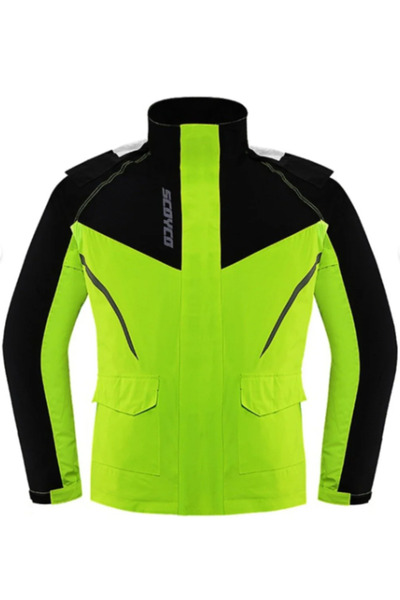 Scoyco Rc10 Alt Üst Yağmurluk Neon-XXL