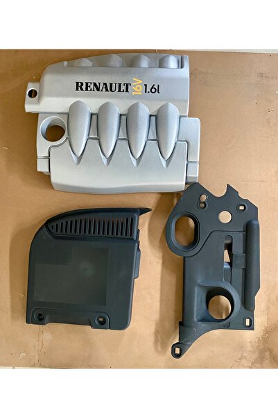 ENS PAZARLAMA Megane 2 1.6 16V Gri Motor Üst Koruma Kapağı Akü üst Kapağı Mot...
