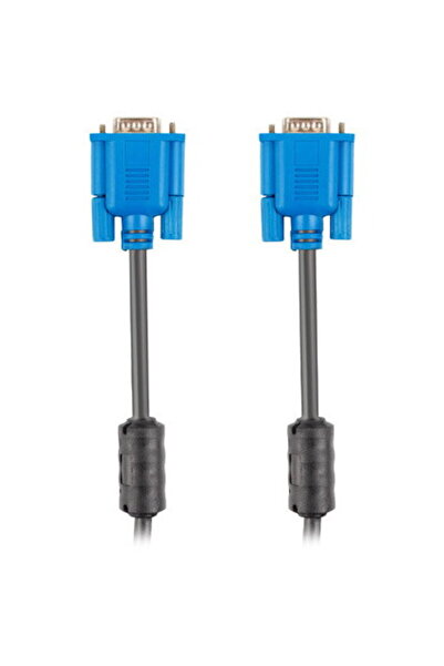 Lanberg CA-VGAC-10CU-0050-BK VGA cable 5 m VGA 15pin Black