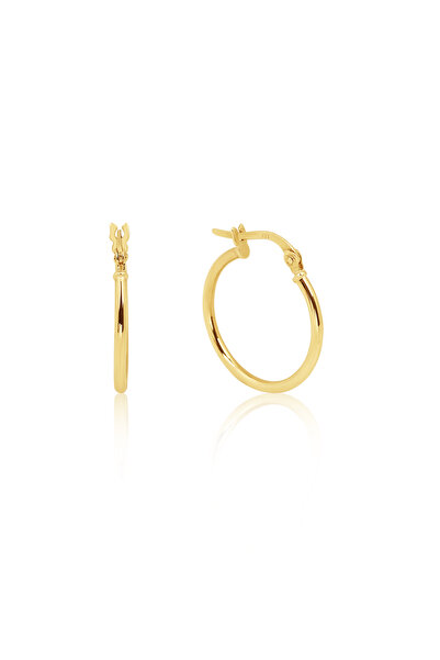 Altınkesesi 8 Ayar Kadın Halka Küpe 1.8 cm