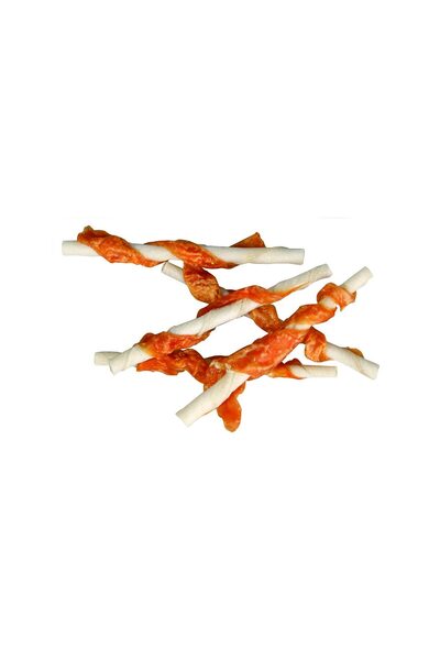 Flamingo DOG REWARDS SNACK BAR Leather AND CHICKEN 65G