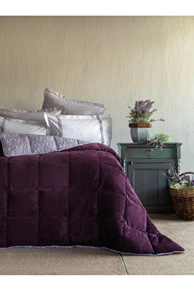 Apricitas HOME Çift Kişilik Lowel Mürdüm Uyku Seti