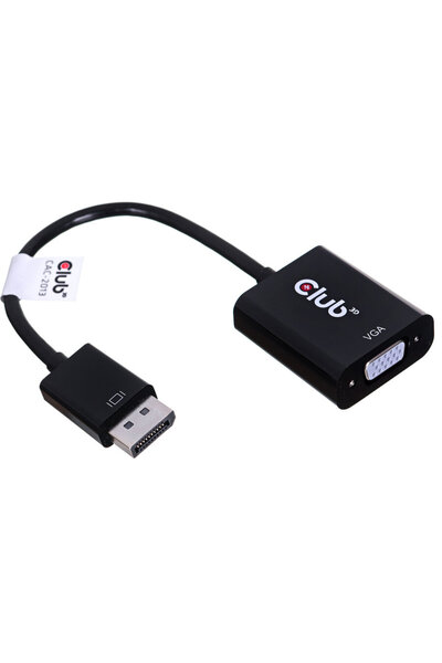 Club 3D Adaptor activ CLUB3D DisplayPort™ la VGA, negru, M/F