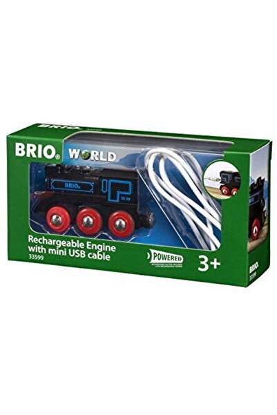 RAVENSBURGER BRIO Black Battery Locomotive with Mini-USB - 59900