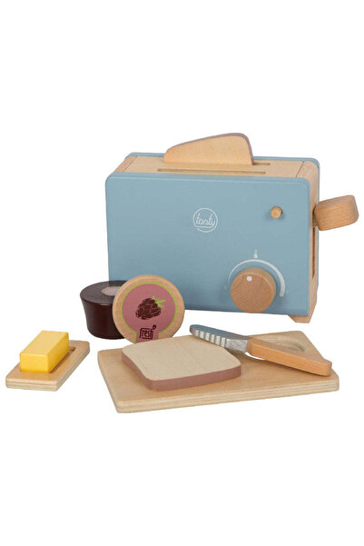 Small Foot Toaster pâine din lemn, Small Foot, cu accesorii, 3 ani+