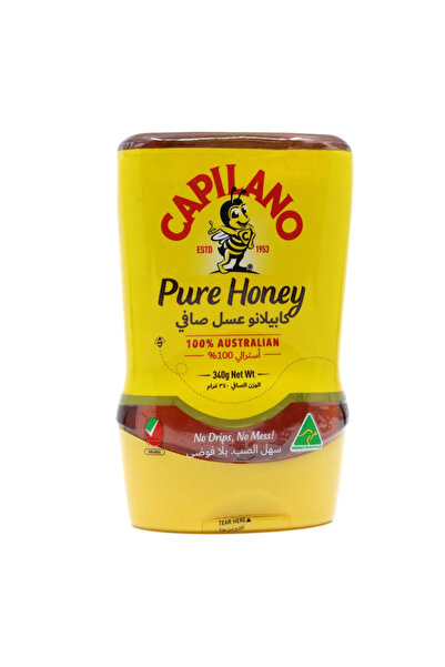 CAPILANO 100% Pure Australian Natural Honey Anti-Drip Squeeze Bottle (340g)